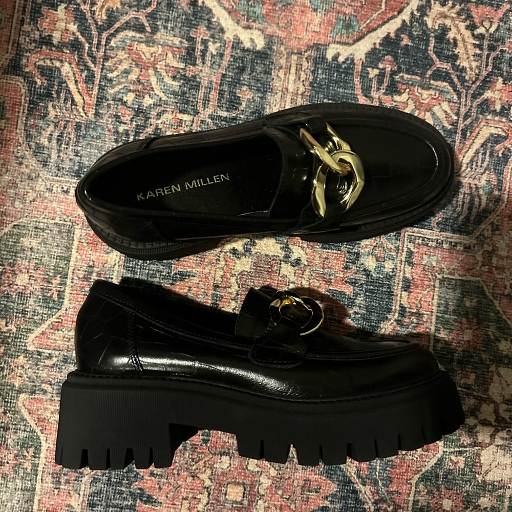 Karen Millen chunky loafers